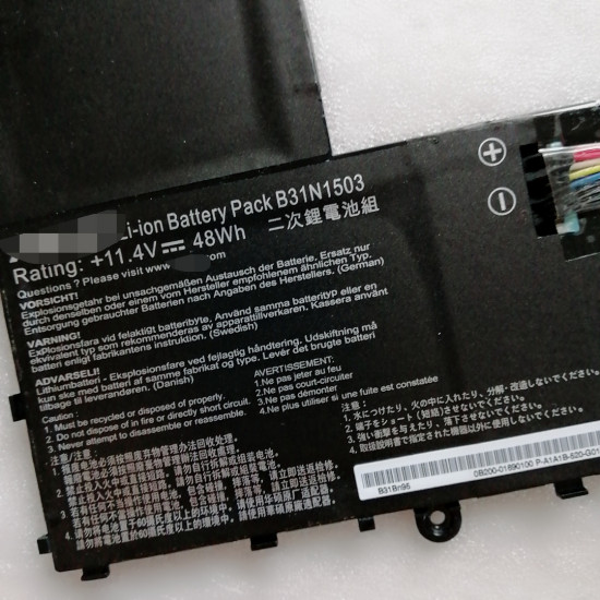 B31N1503 Battery For Asus EeeBook E202SA E202SA-1A Series 11.4V 48Wh
