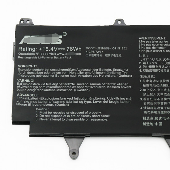 Asus C41N1802 0B200-03140100 GX735GV GX701GX GX735GXR Battery