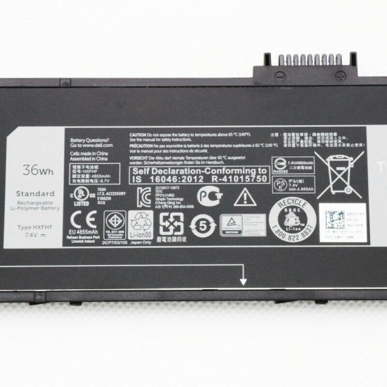 Dell HXFHF Venue 11 Pro 7130 7139 7140 VJF0X VT26R 36Wh Laptop Battery