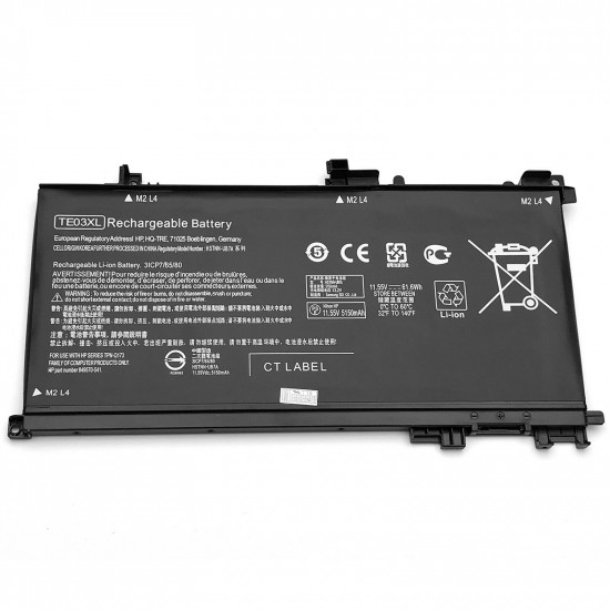 Hp TE03XL HSTNN-UB7A TPN-Q173 OMEN 15-AX000 Series laptop battery