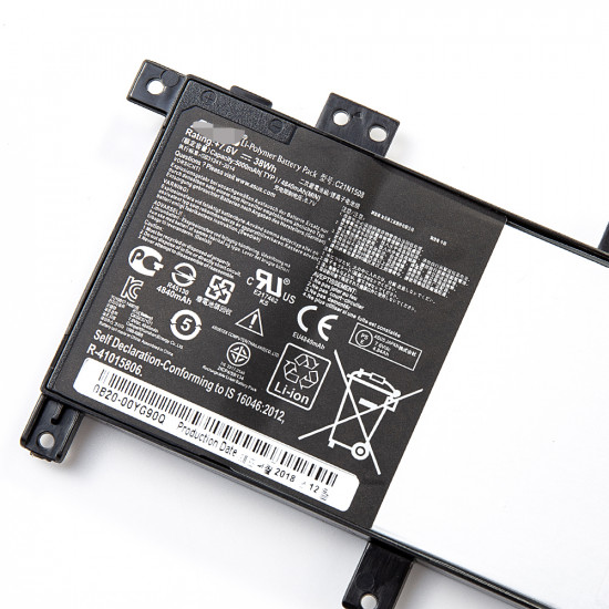 Asus C21N1508 VivoBook X456UJ X456UV X456UF 7.6V 38Wh battery