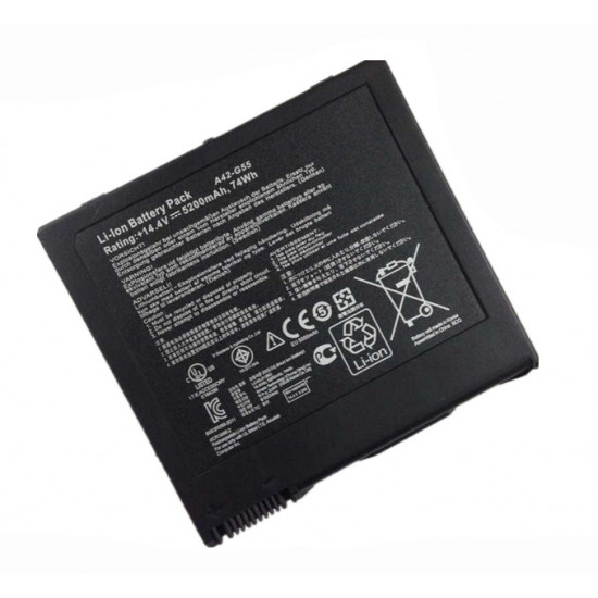 Asus G55VW Series A42-G55 5200mAh 74Wh 100% New battery