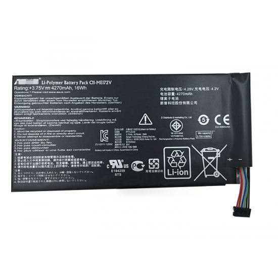 Asus MemoPad 7 ME371MG C11-ME172V 4270mAh 16Wh 100% New battery